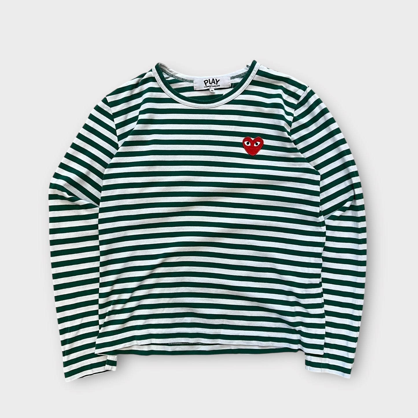T-Shirt Manche Longue Comme Des Garçons Vert - M (Femme)