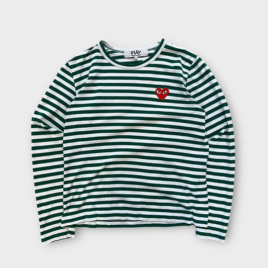 T-Shirt Manche Longue Comme Des Garçons Vert - M (Femme)