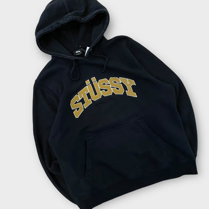 Hoodie Stussy noir "Chenille Arch" - S