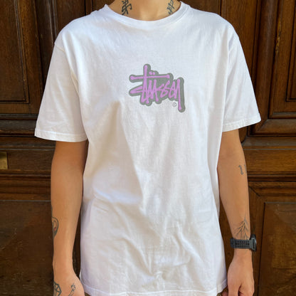 T-shirt Stussy blanc - M