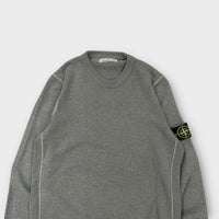 Pull laine Stone Island gris - L