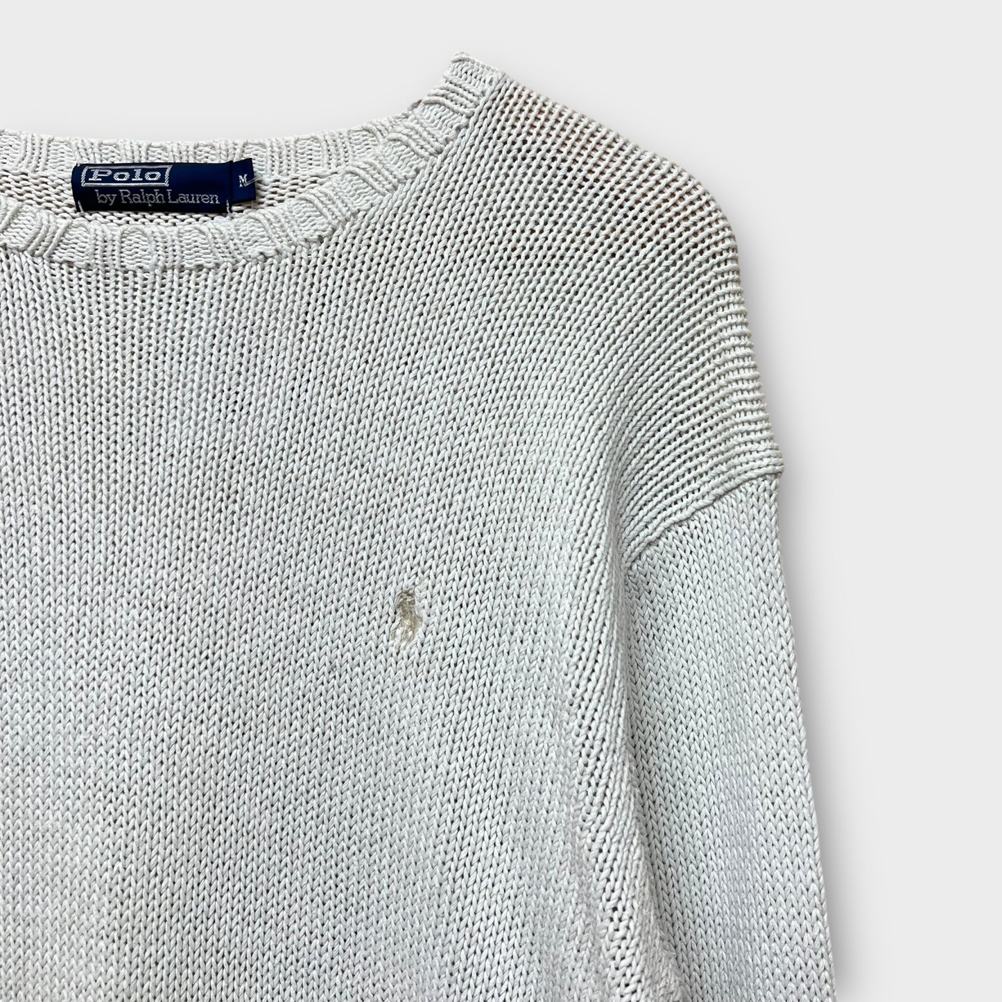Pull Ralph Lauren blanc - M