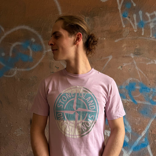 T-shirt Stone Island rose - S