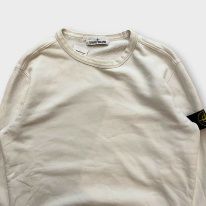 Sweat Stone Island Blanc - M