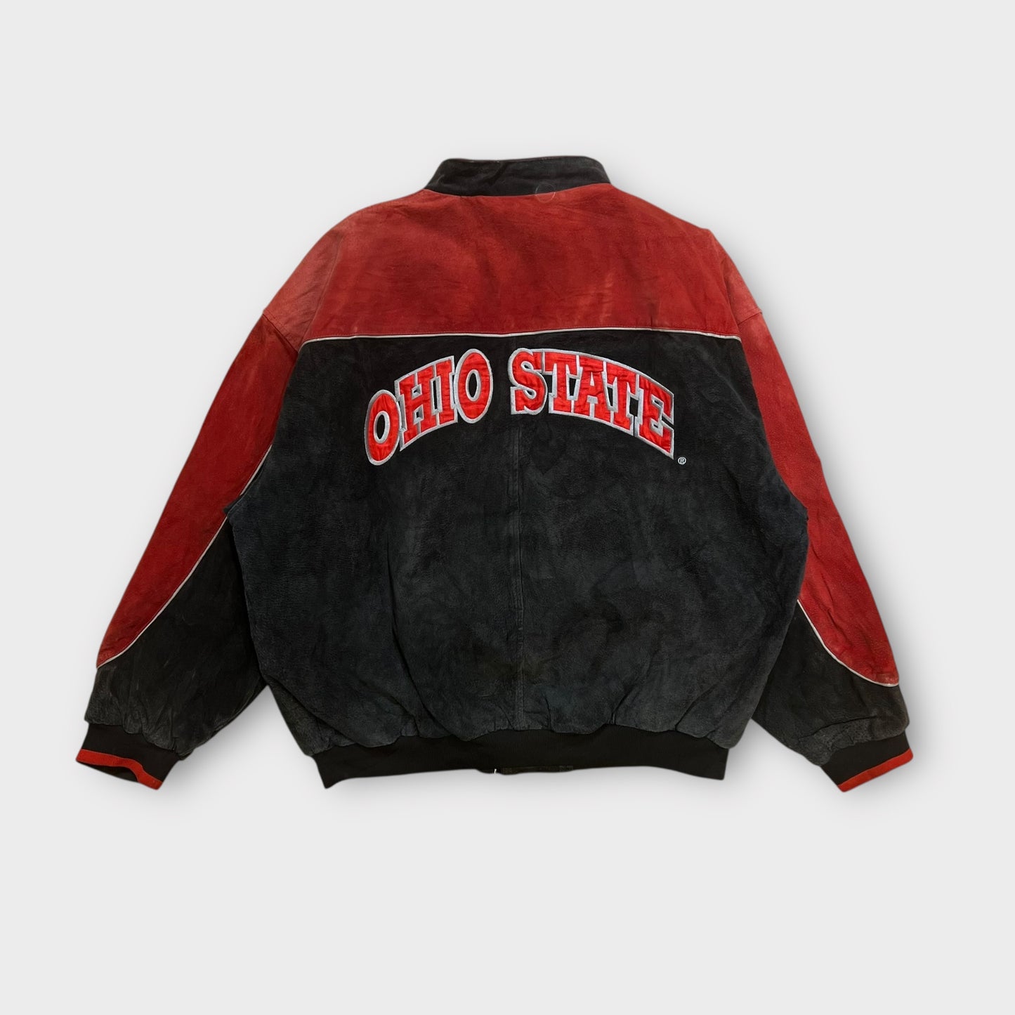 Veste Vintage Des Ohio State En Daim - XL