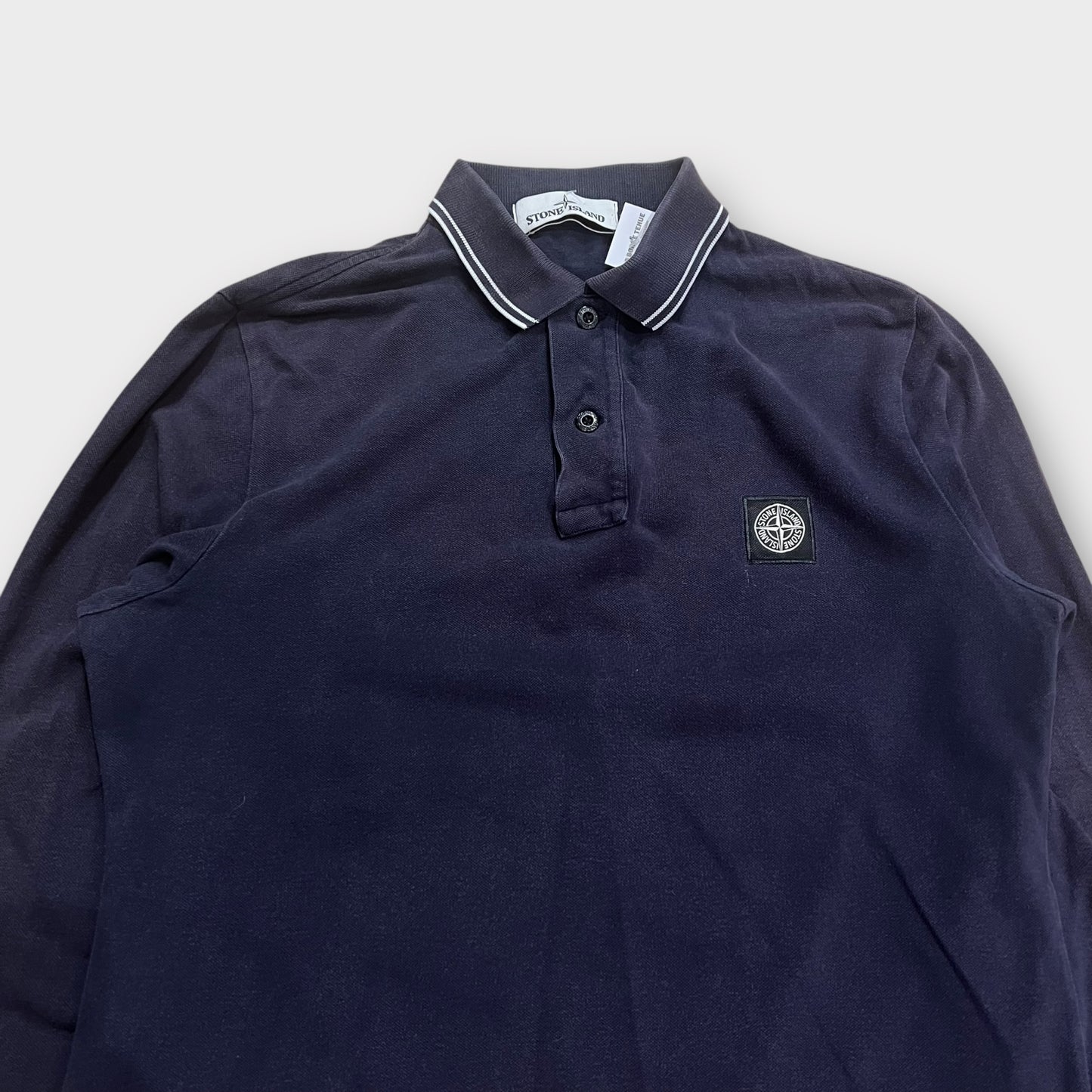 Polo Manche Longue Stone Island Navy - M