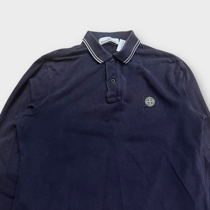 Polo Manche Longue Stone Island Navy - M