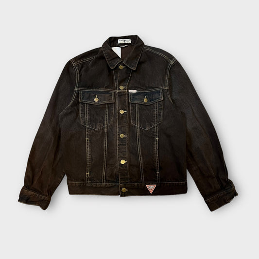 Veste en Jeans Guess Vintage 80's Made in USA marron - S