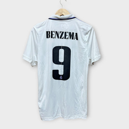 Maillot Real Madrid Blanc Benzema - S