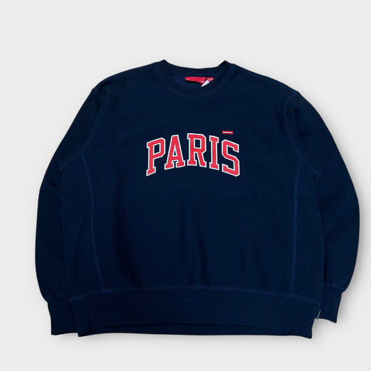 Sweat Supreme Exclu Paris Navy - S