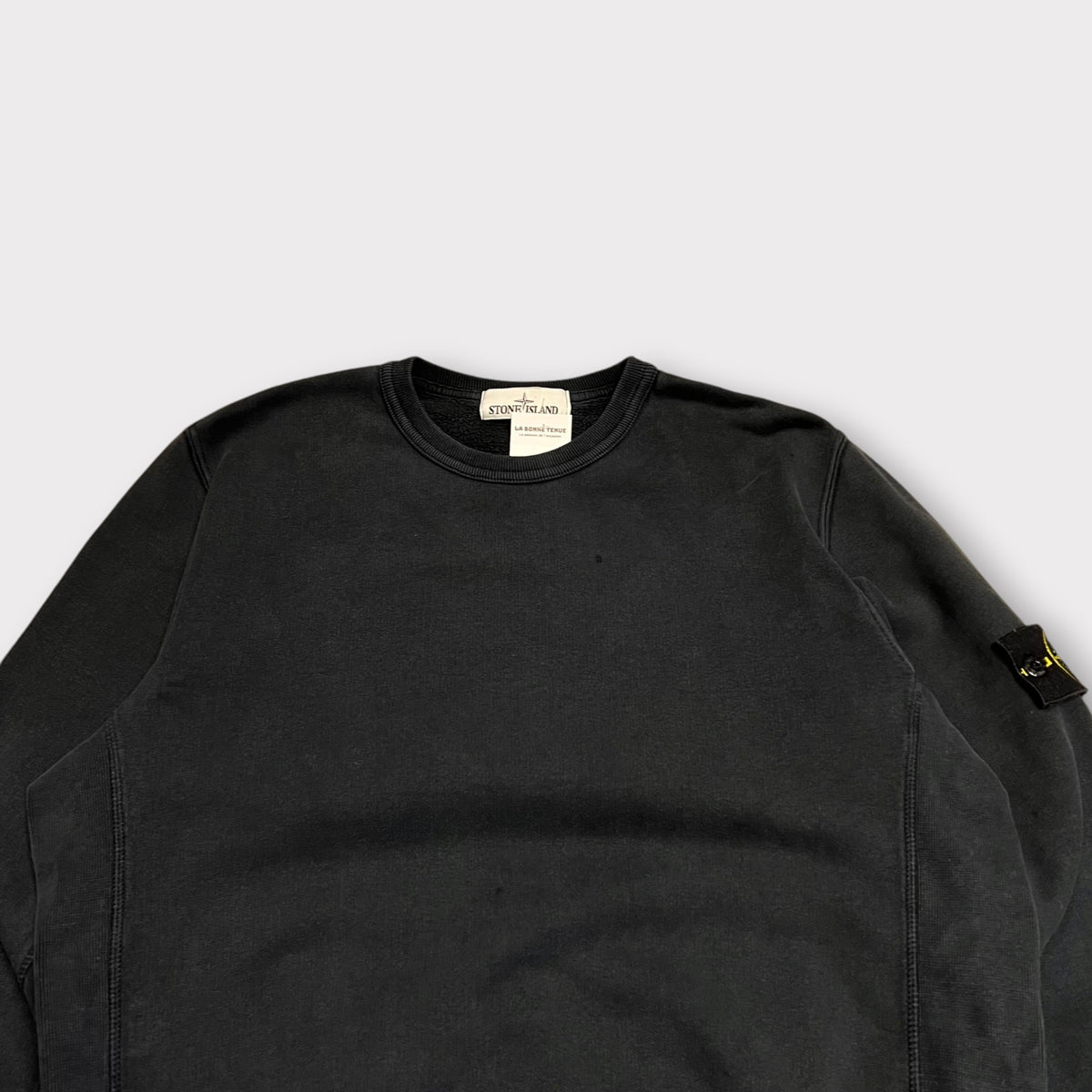 Sweat Stone Island Noir - L