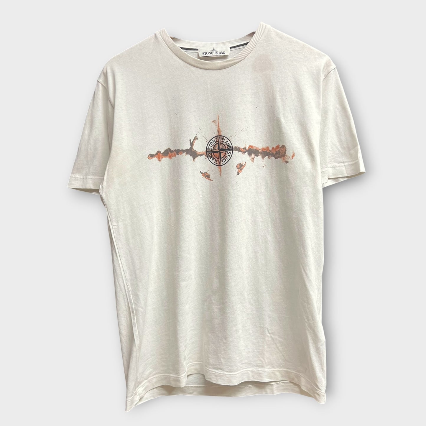T-shirt Stone Island Blanc - M