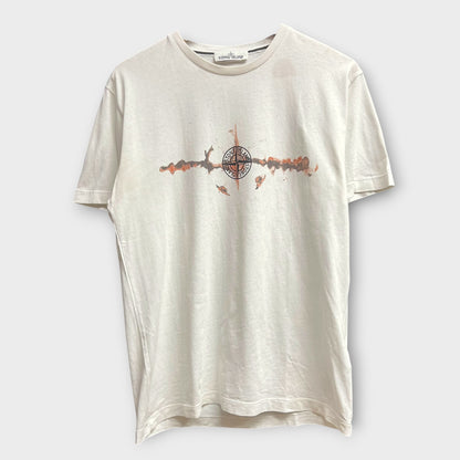 T-shirt Stone Island Blanc - M