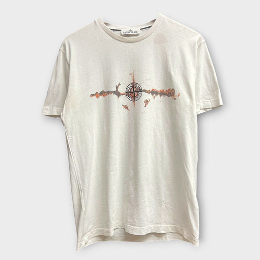 T-shirt Stone Island Blanc - M
