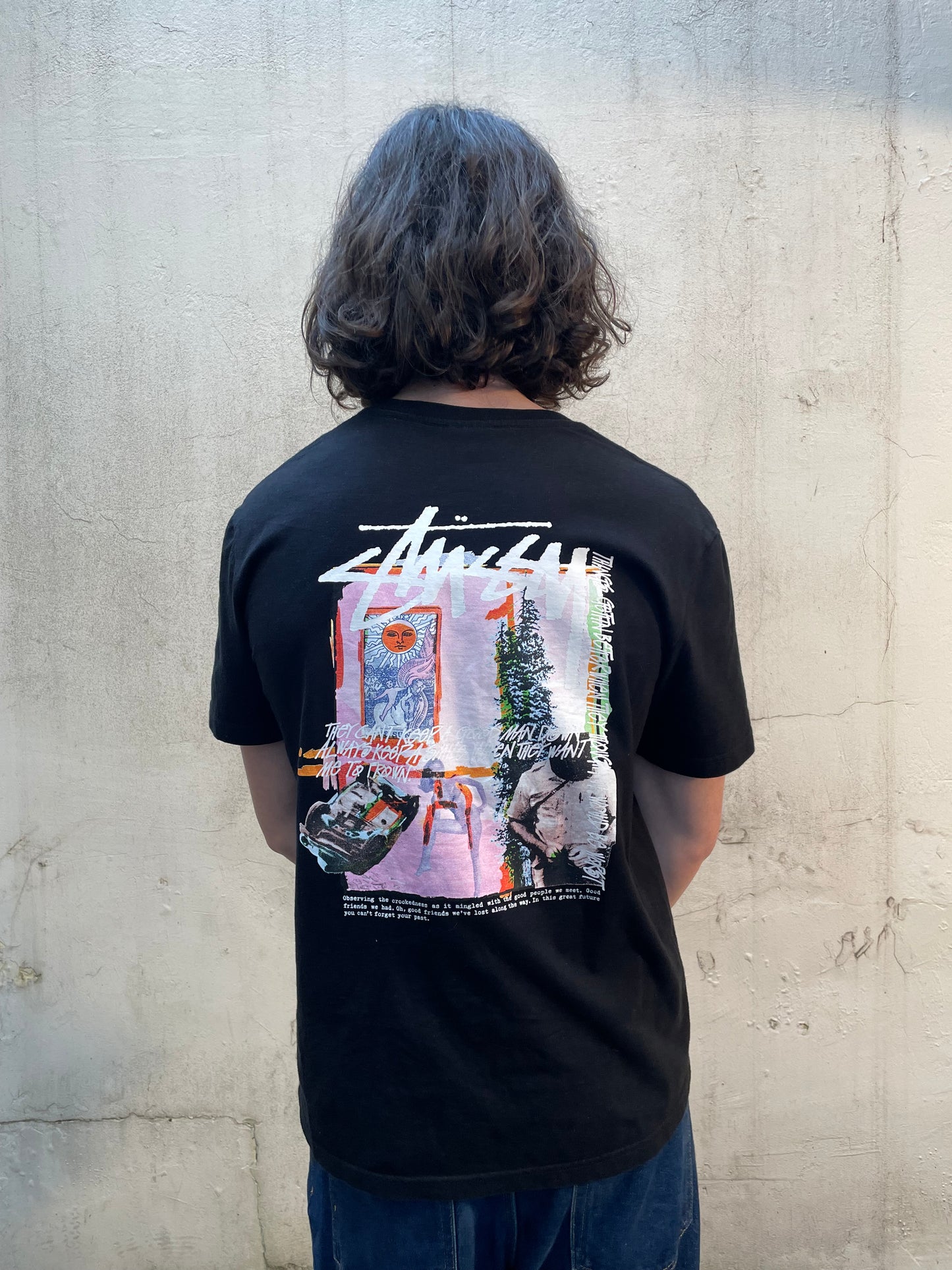 T-shirt Stussy Daydream noir - XL