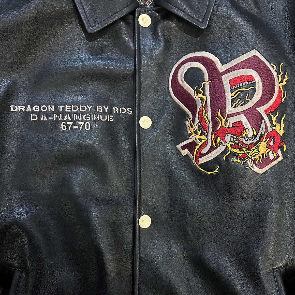Veste Redskin Cuir Edition Limité Dragon - M