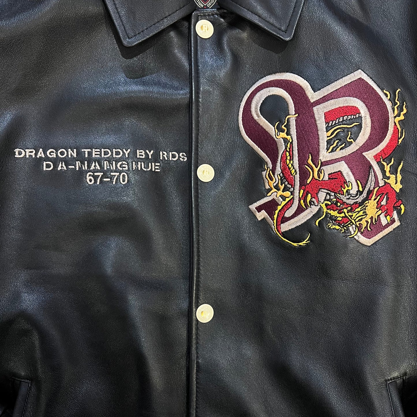 Veste Redskin Cuir Edition Limité Dragon - M