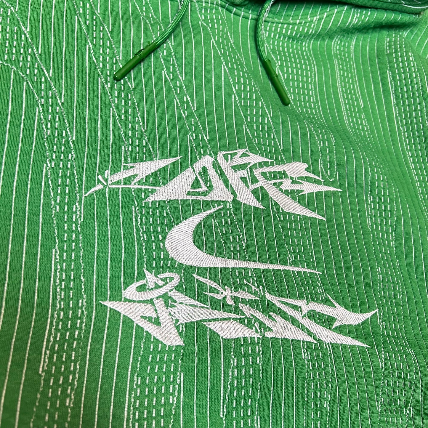 Hoodie Nike X Off White Vert - L
