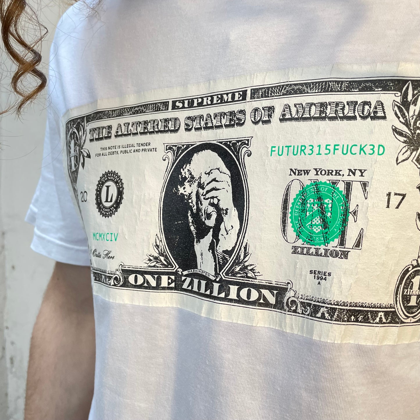 T-shirt Supreme Dollar Blanc(valeur 150€) - S