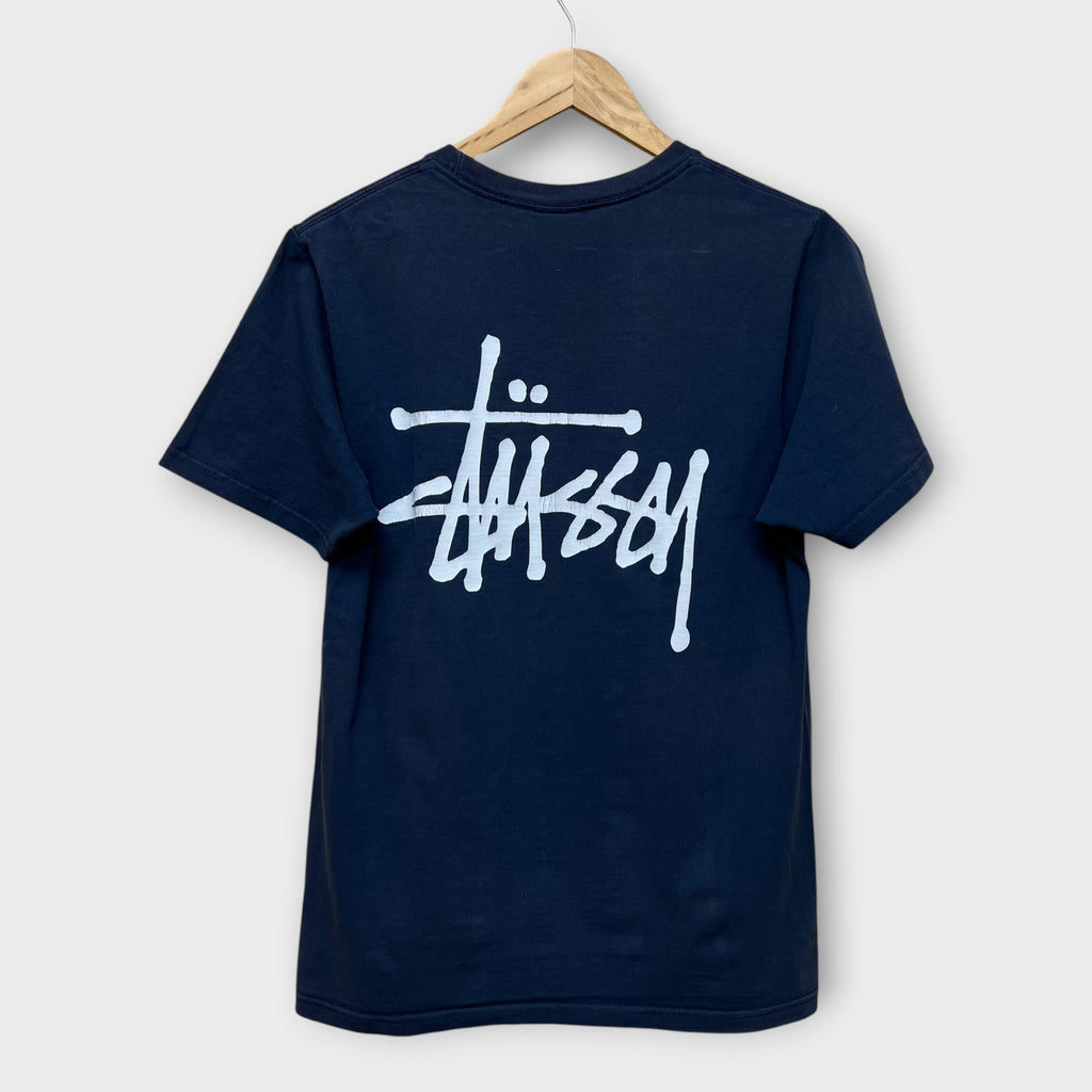 Basic tee Stussy bleu marine - S