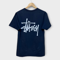 Basic tee Stussy bleu marine - S
