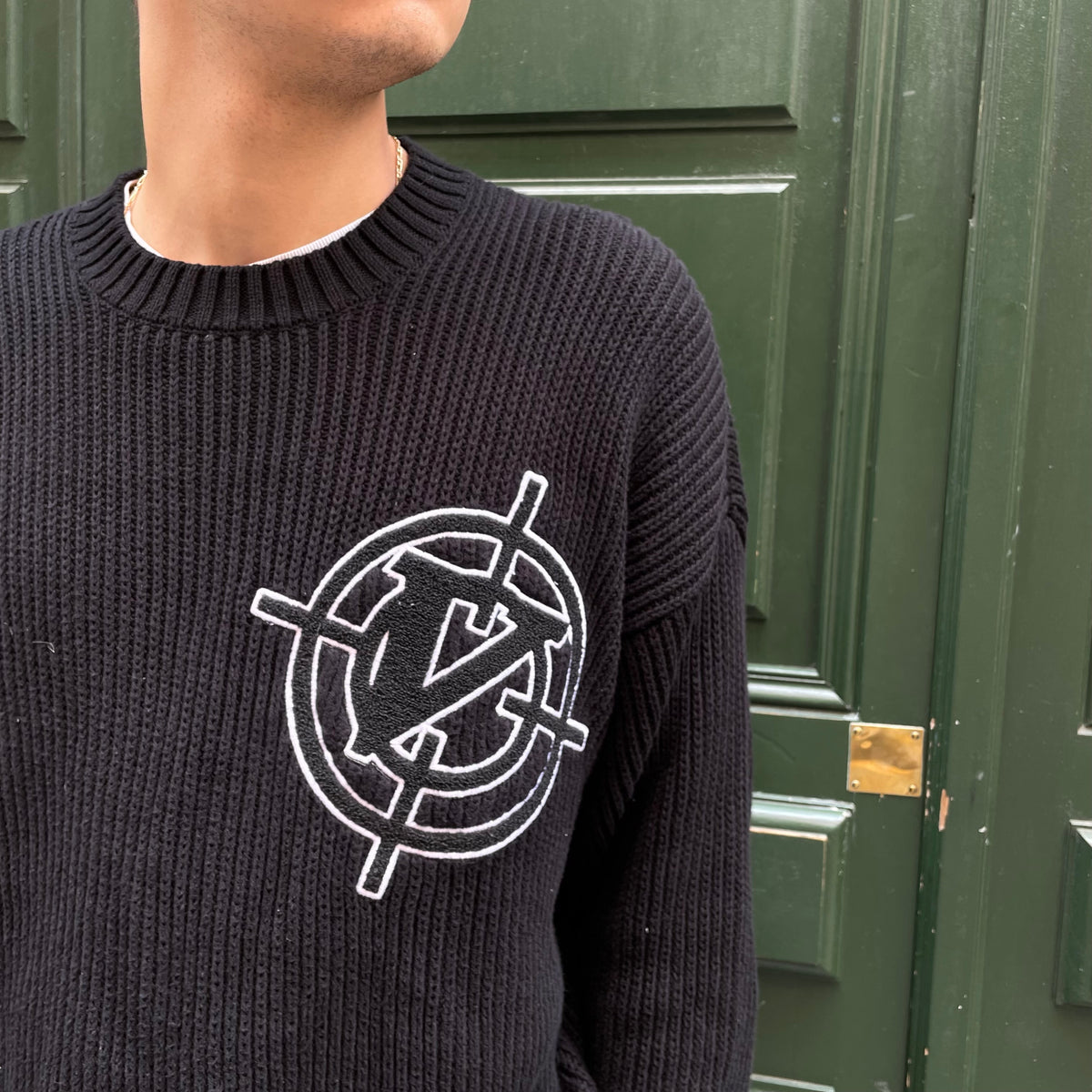 Sweat Knit Noir Vicinity - S