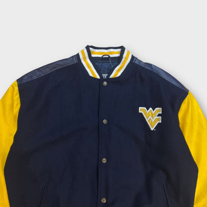 Veste Vintage Varsity Université De West Virginia - L