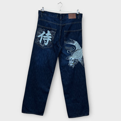 Hip Hop Baggy jeans brodé - FR44