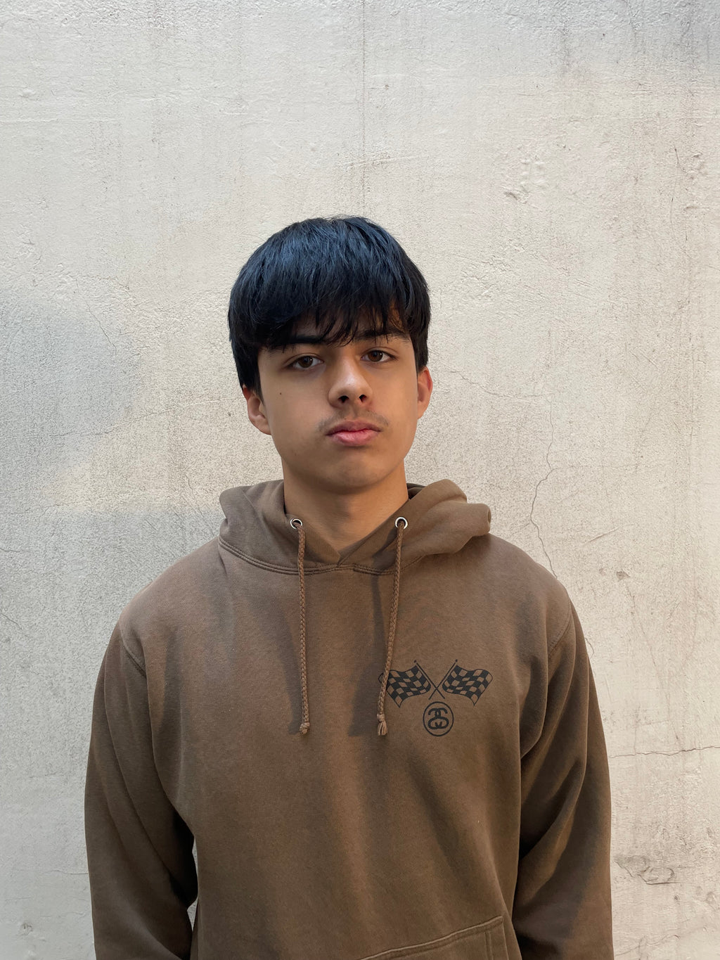 Hoodier Stussy Marron - S