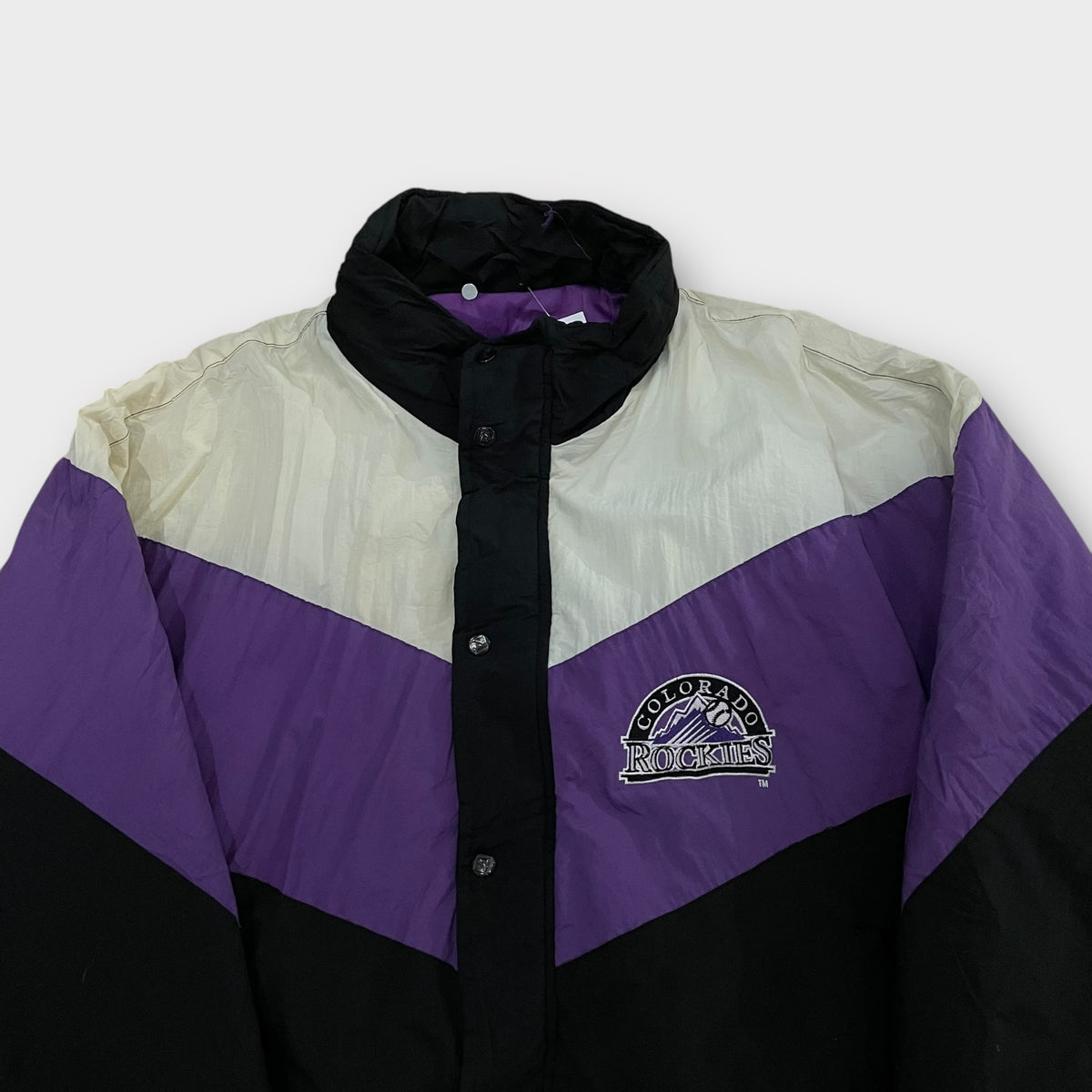 Rare Puffer vintage 90's Logo 7 "Colorado Rockies"