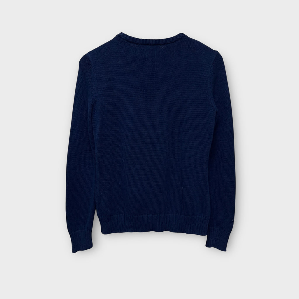 Pull Flag Ralph Lauren bleu - S Femme