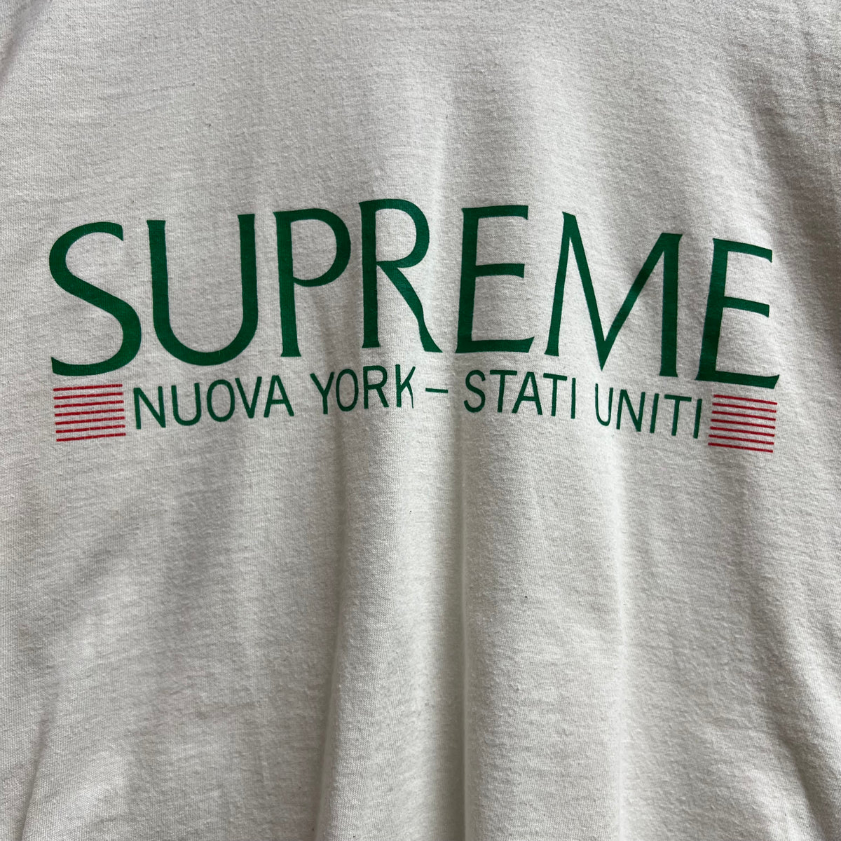 T-shirt Supreme Blanc Cassée - M