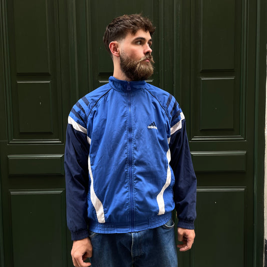 Veste Adidas vintage 90's bleu - M