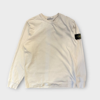 Sweat Stone Island blanc - S