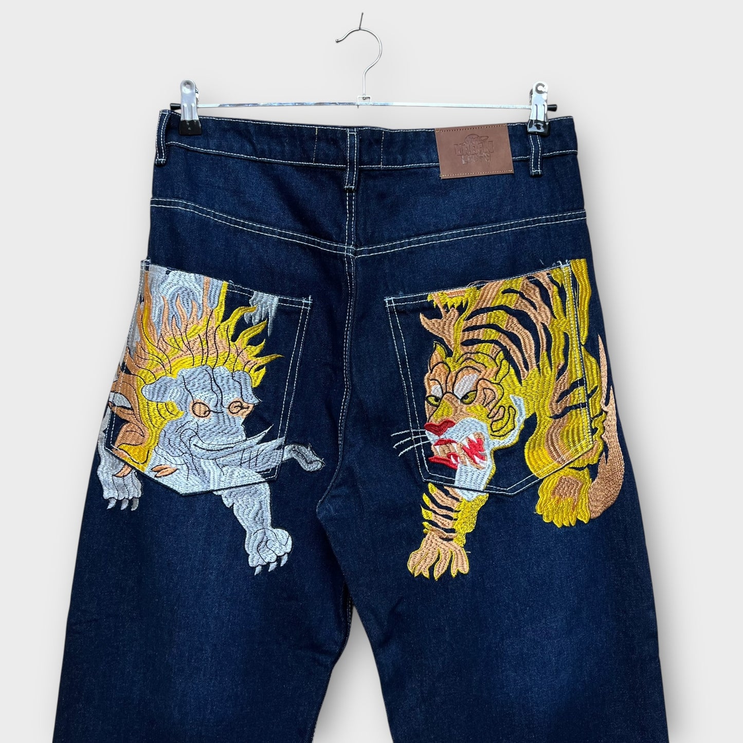 Hip Hop Baggy Jeans brodé - FR44