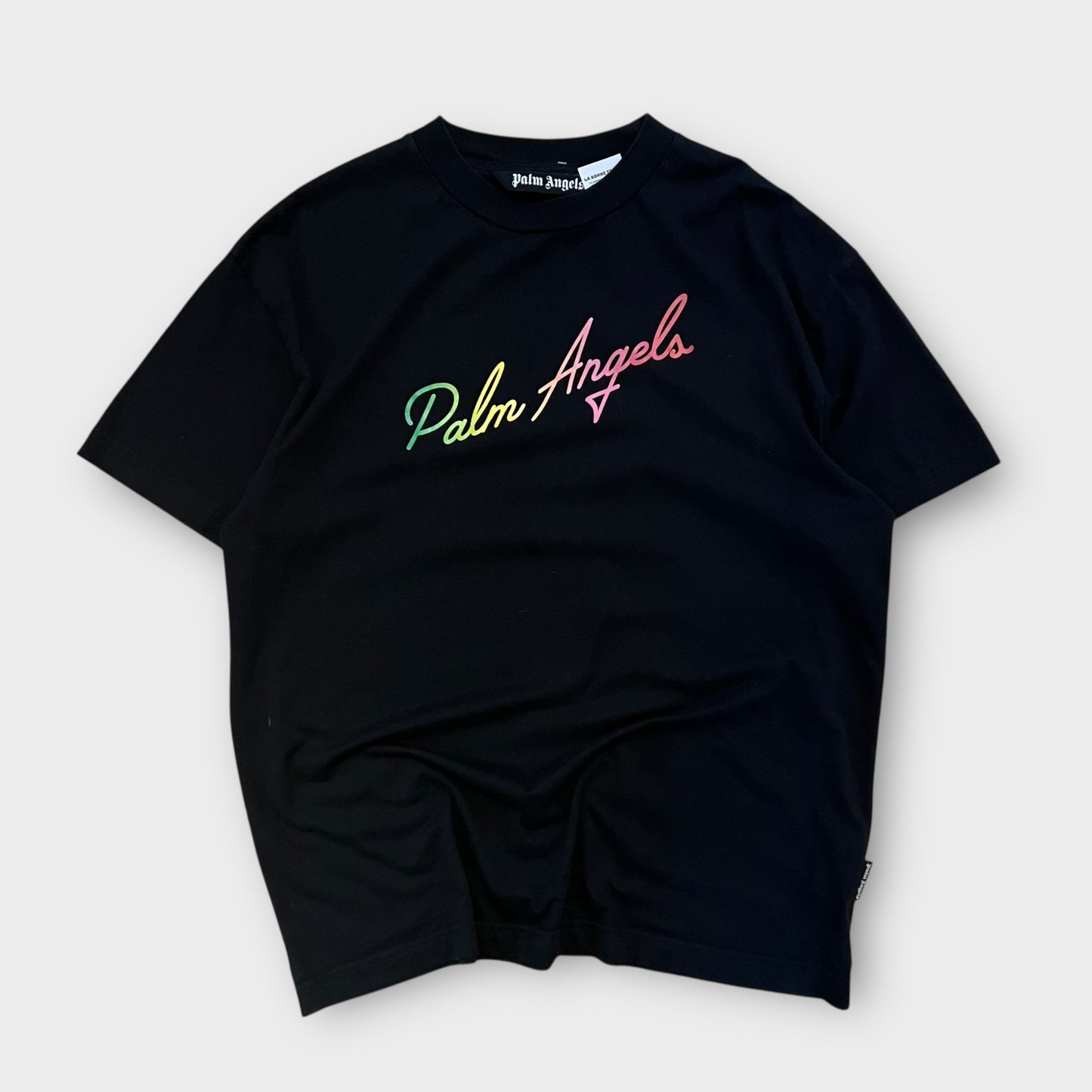 T-Shirt Palm Angels Noir Rainbow - XL