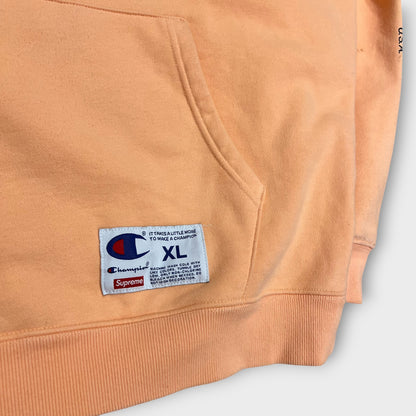 Hoodie Supreme x Champion Rose - XL