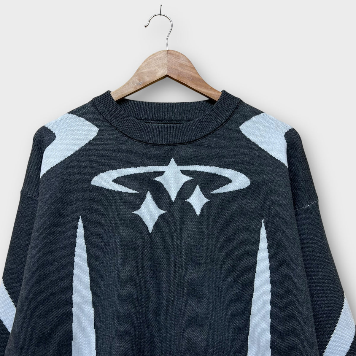 Pull marque indé gris - M