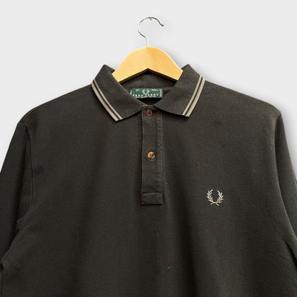 Polo manche longues Fred Perry gris - L