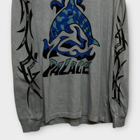T-shirt manche longue Palace gris - L