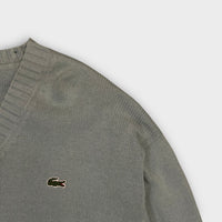 Pull Col V Lacoste Bleu - M