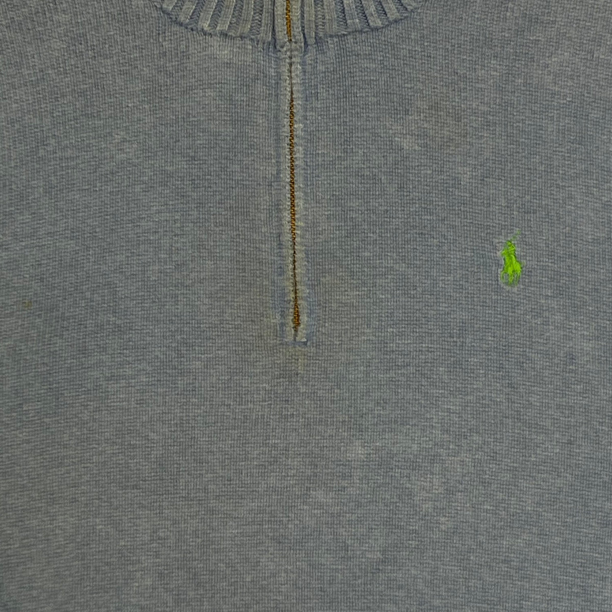 1/4 Zip Ralph Lauren Bleu - L