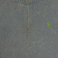 1/4 Zip Ralph Lauren Bleu - L