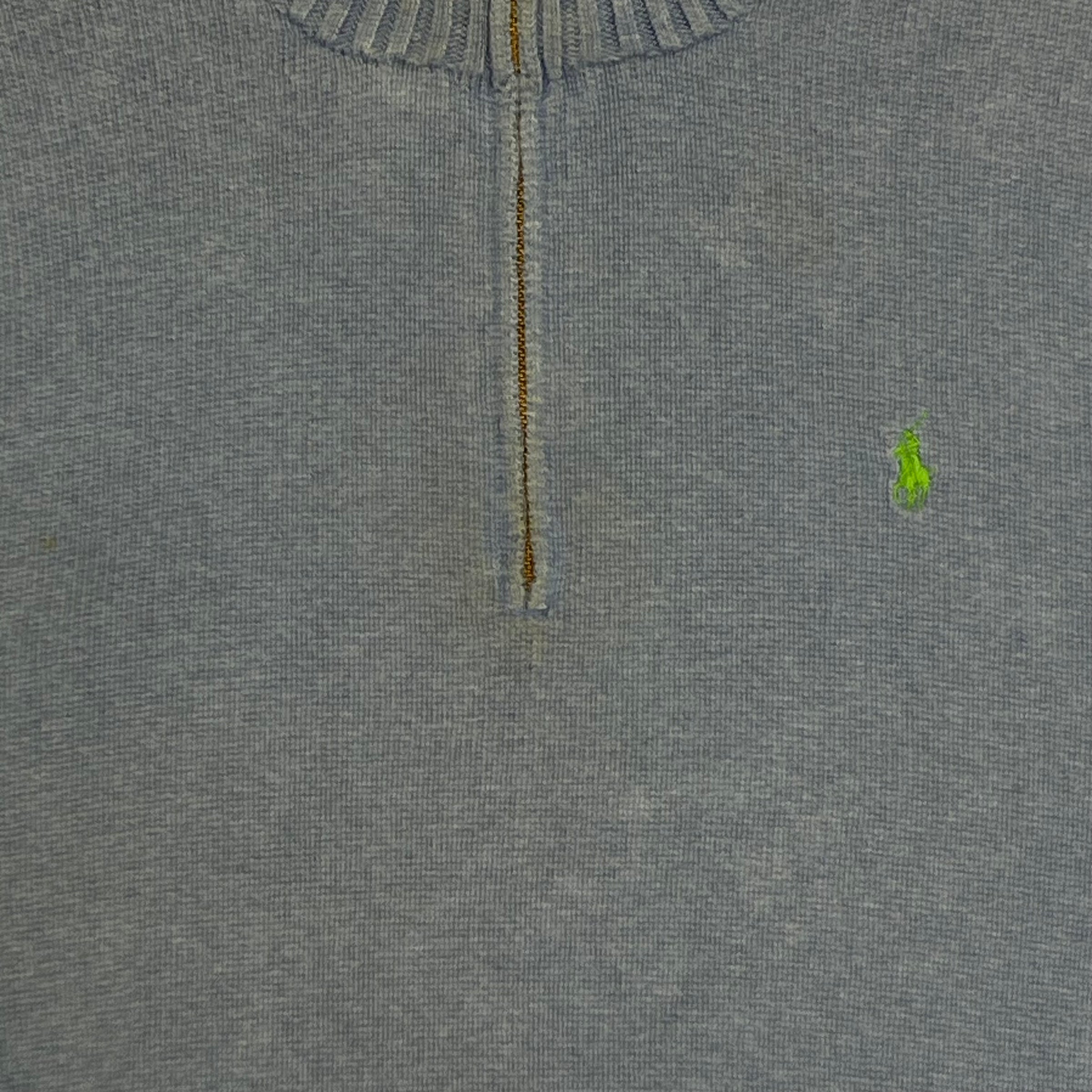 1/4 Zip Ralph Lauren Bleu - L