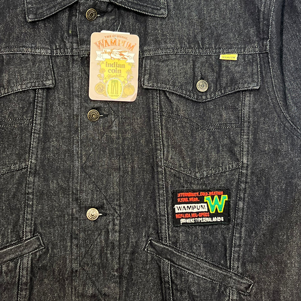 Veste Jean Deadstock Made in Italy Noir - L