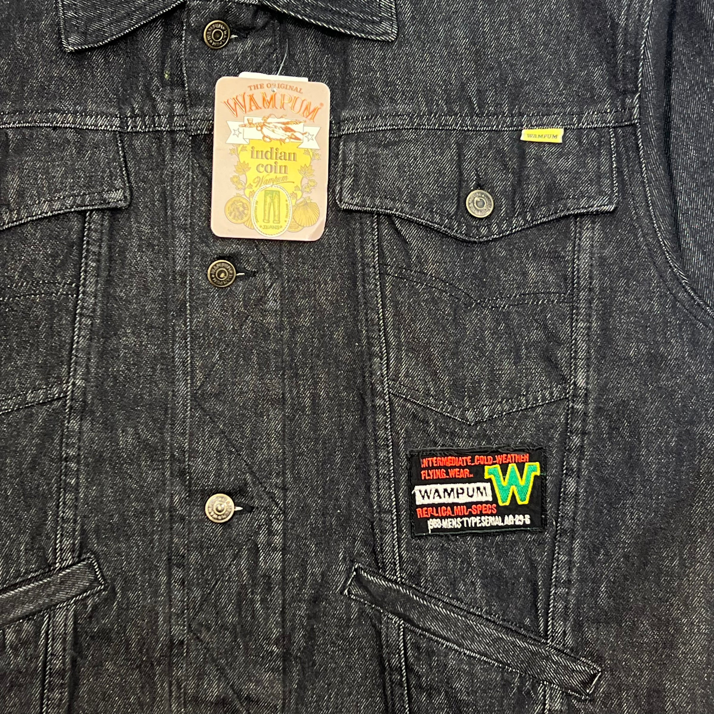 Veste Jean Deadstock Made in Italy Noir - L