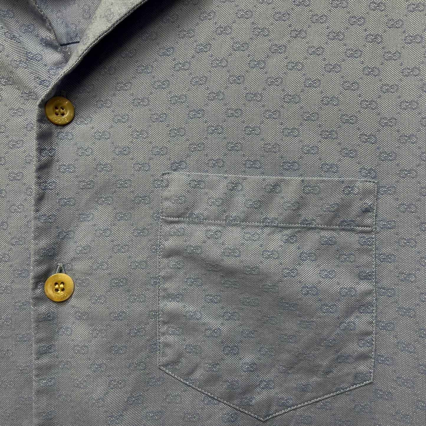 Chemise Gucci Made in Italy Bleu - L