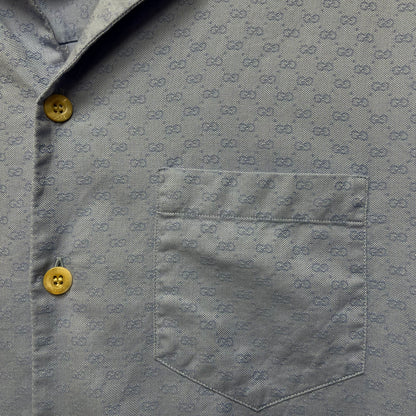 Chemise Gucci Made in Italy Bleu - L