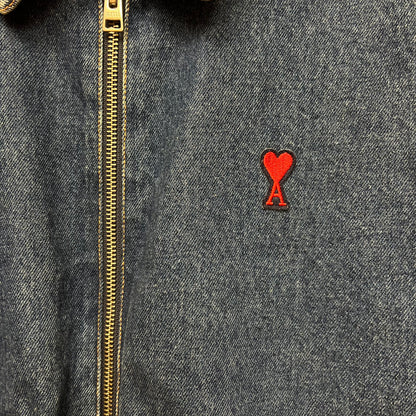 Blouson AMI Paris en denim Bleu - M