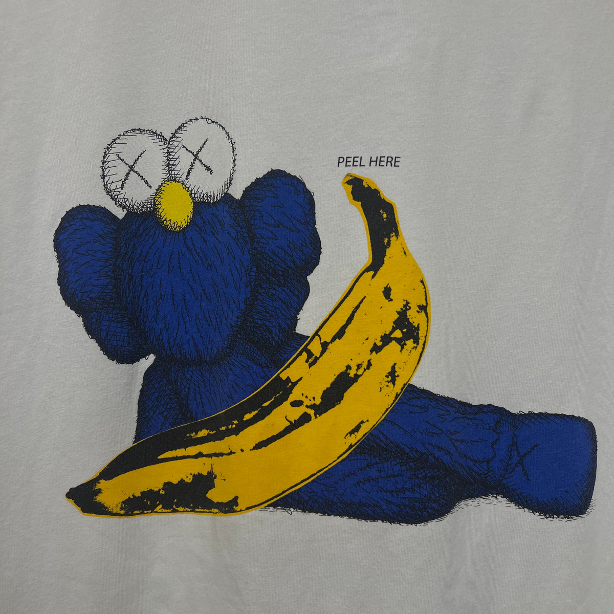 T-Shirt Kaws x Uniqlo Blanc - L